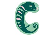 Kreativt Legetøj - Small Foot - Wooden Animal Children's Letter - C - 12510
