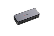 Dockingstation - Verbatim Pro - docking station - USB-C - 2 x HDMI DP - 1GbE - SSD 256 GB - 32174