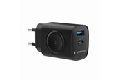 Mobil - Adaptere & Opladere - Gembird 2-in-1 20W Apple Watch + phone fast charger - Black - TA-UC-PDQCW20-01-BK