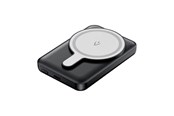 Powerbank - Vention FHSB0 5000mAh 20W magnetic powerbank+ USB-A to USB-C cable (black) Powerbank - Sort - 5000 mAh - FHSB0