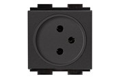 Kabler - diverse - Crestron Electronics Crestron FT2A-PWR-IS Series FT2A-PWR-IS-1-BASIC - power socket mechanism - Israel - 1 power socket - black - FT2A-PWR-IS-1-BASIC