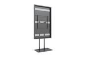Vægbeslag, AV-Beslag & AV-Møbler - Multibrackets M Pro Series enclosure - Slim - for LCD display - dual pole - black - Max 50 kg - recommended for 75" - 7350022738225