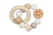 Babylegetøj - Goki Wooden Gripping Ring Star - 65242