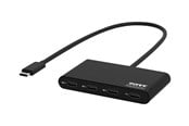 USB hub - PORT Designs USB-C HUB 3 USB-C PORTS & 1 USB-C POWER DELIVERY USB hub - USB 3.1 - 4 ports - Sort - 900147
