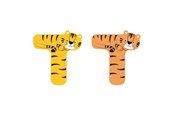 Kreativt Legetøj - Small Foot - Wooden Animal Children's Letter - T - 12527