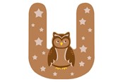Kreativt Legetøj - Small Foot - Wooden Animal Children's Letter - U - 12528