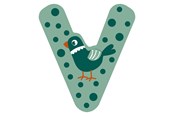 Kreativt Legetøj - Small Foot - Wooden Animal Children's Letter - V - 12529