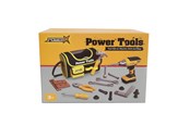 Rolleleg - Power X Værktøjstaske med handyman værktøjer & boremaskine 21 dele - 20358