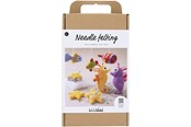 Kreativitet & Hobbyartikler - Creativ Company Craft Kit Needle Felting - Animals in Water - 977550