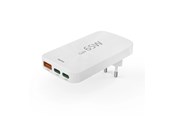 Mobil - Adaptere & Opladere - Hama GaN Charger 65W 2x USB-C 1x USB-A White - 00201976