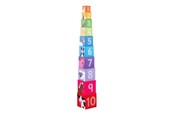 Babylegetøj - Bigjigs Farm Stacking Tower 10 pcs. - BJ696