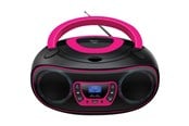 CD Player - DENVER TDB-212P - Pink – DAB+ Boombox with Bluetooth & CD Player - Pink - TDB-212P