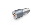 Mobil - Adaptere & Opladere - Hama Car Fast Charger 38 W Metal - 00201639