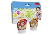 Kreativt Legetøj - Boti Natural Face & Fingerpaint Tube - Red and Orange 2x65ml - 38554