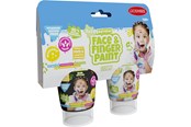Kreativt Legetøj - Boti Natural Face & Fingerpaint Tube - Black and White 2x65ml - 38555