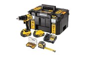 Værktøj - Dewalt DCZ100P2KT-QW 100 year XR 18V 5Ah drill kit measurement and accessories box - DCZ100P2KT-QW