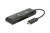 Hukommelseskort - adapter og kortlæser - DeLOCK USB 2.0 Card Reader USB Type-C male 5 Slots - 91739