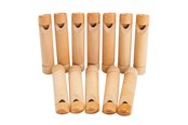 Konstruktionslegetøj - Colorations Decorate your own Wooden Sliding Whistle 12pcs - SLIDEWSL