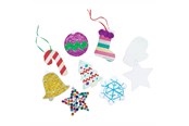 Kreativt Legetøj - Colorations Decorate your own Christmas pendants Set of 48 pieces - CHHOLIDA