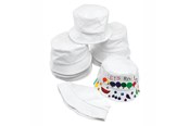Kreativt Legetøj - Colorations Decorate your own Canvas Fisherman Hat Set of 10 - BUCKHAT