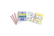 Kreativt Legetøj - Colorations - Blank Notebook with White Cover Set of 24 - SMNOTE