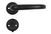 Beslag & hængsler - Home>it HOME It® door handle set for exterior door with 3 keys matt black - 13372