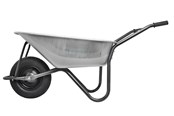 Værktøjskasser og lagersystemer - Home>it Home it® builder’s wheelbarrow with pneumatic rubber wheel and hammered finish 110 litres - 91811