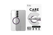Mobil - Covers & Cases - CARE by PanzerGlass Flagship Case Transparent Urban Combat w. Plum Purple QI Compatible Samsung Galaxy S25+ - CRRFUTCG37942