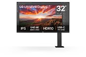 Skærm - 32" LG UltraFine Ergo 32UN880K-B - 3840x2160 (4K) - 60Hz - IPS - 60W USB-C - 32UN880K-B