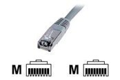 Netværkskabel - DIGITUS Premium - patch cable - 1 m - grey - Grå - 1m - DK-1531-010