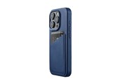 Mobil - Covers & Cases - Mujjo iPhone 15 Pro Wallet Leather Case - Monaco Blue - MUJJO-CL-040-BL