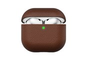 Hovedtelefoner/headset - KeyBudz Artisan Series Leather Case for Airpods 4:th gen - Natural Brown - AP4_S3_NBN