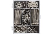 Kreativitet & Hobbyartikler - Creativ Company Jewellery Starter Kit - Silver-plated - 61368