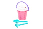 Udendørsleg - Cavallino Toys - Cavallino XL Classic Bucket Set Pink 4 pcs. - 9507WD01