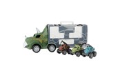 Legetøjsbil - World of Dinosaurs Dino Truck with 3 Pull-back Cars - 80706A