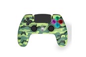 Spil tilbehør - Trade Invaders Wireless Controller for PS4 with 3.5mm jack slot - LED-Green Camo - Wireless Controller - Sony PlayStation 4 - 140142d