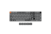 Tastatur - Keychron K17 MAX Wireless Tri-Mode Hot Swap QMK/VIA Gateron Low Profile Brown - Gaming Tastatur - Nordisk - Sort - K17M-H3-BO