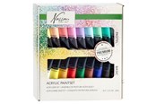 Kreativitet & Hobbyartikler - Nassau Akryl maling 18tuber 36ml., i gaveæske - AR0701/21GE