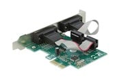 Netværksadapter (netkort, printserver mv.) - DeLOCK PCI Express Card to 2 x Serial RS-232 - 90007