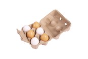 Trælegetøj - Bigjigs - Cardboard Box with Wooden Eggs - BJ711
