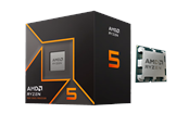 CPU - AMD Ryzen 5 9600 Wraith Stealth CPU - 6 kerner - 3.9 GHz - AMD AM5 - AMD Boxed (med køler) - 100-100000718BOX