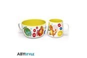 Merchandise - ABYstyle - POKEMON - Breakfast Set Mug + Bowl - Pikachu & Kanto Starters - Krus - ABYTAB120