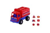 Babylegetøj - Cavallino Toys - Cavallino Fire Truck Shape Sorter with 6 Blocks 26cm - 1426NL01
