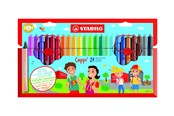 Skrive- og Tegneværktøjer - STABILO Cappi - Felt-tip pen - Set of 24 pieces - 168/24-4