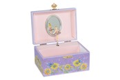 Børneværelse - Goki - Music Box Ballerina Flowers Purple - 15565
