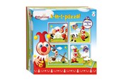 Puslespil - Bambolino Toys - 4in1 Puzzle Jokie 16pcs. Floor - 960183