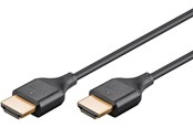 Skærmkabel - Pro HDMI 2.0 Slim - Skærmkabel - 5m - Sort - HDMI-HDMI-SLim-BL5