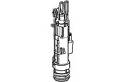 Installationssystemer - Geberit Omega skyllegarniture 3/6ltr til indbygningscisterne, med drosselfunktion - 244.830.00.1