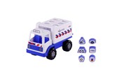 Babylegetøj - Cavallino Toys - Cavallino Police Truck Shape Sorter with 6 Blocks 26cm - 1425NL01