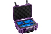 Kameratasker - B&W International Case Type 500 for Insta360 X3 (purple) - 500/PU/X3